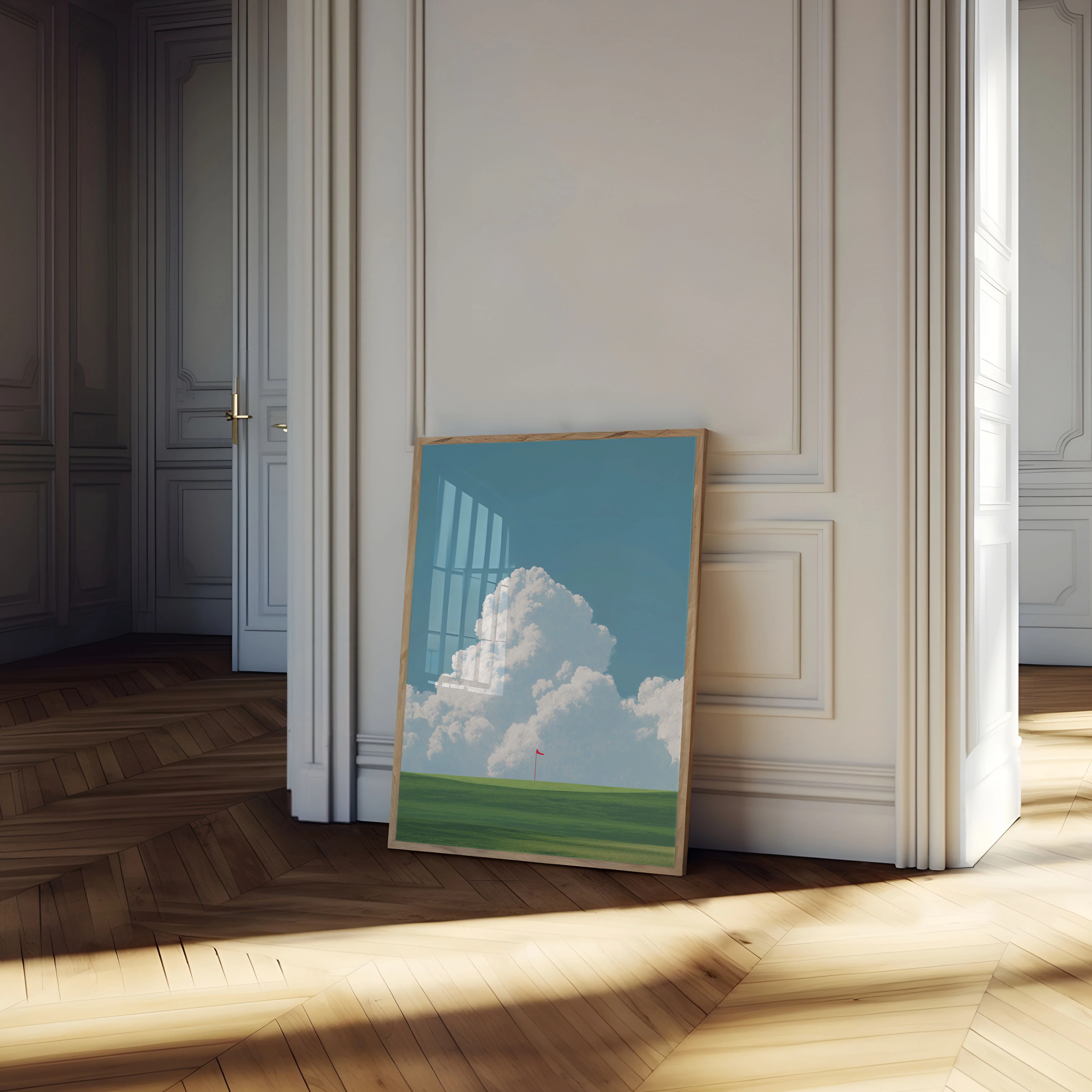 Serene Golf Green Poster - Image 4