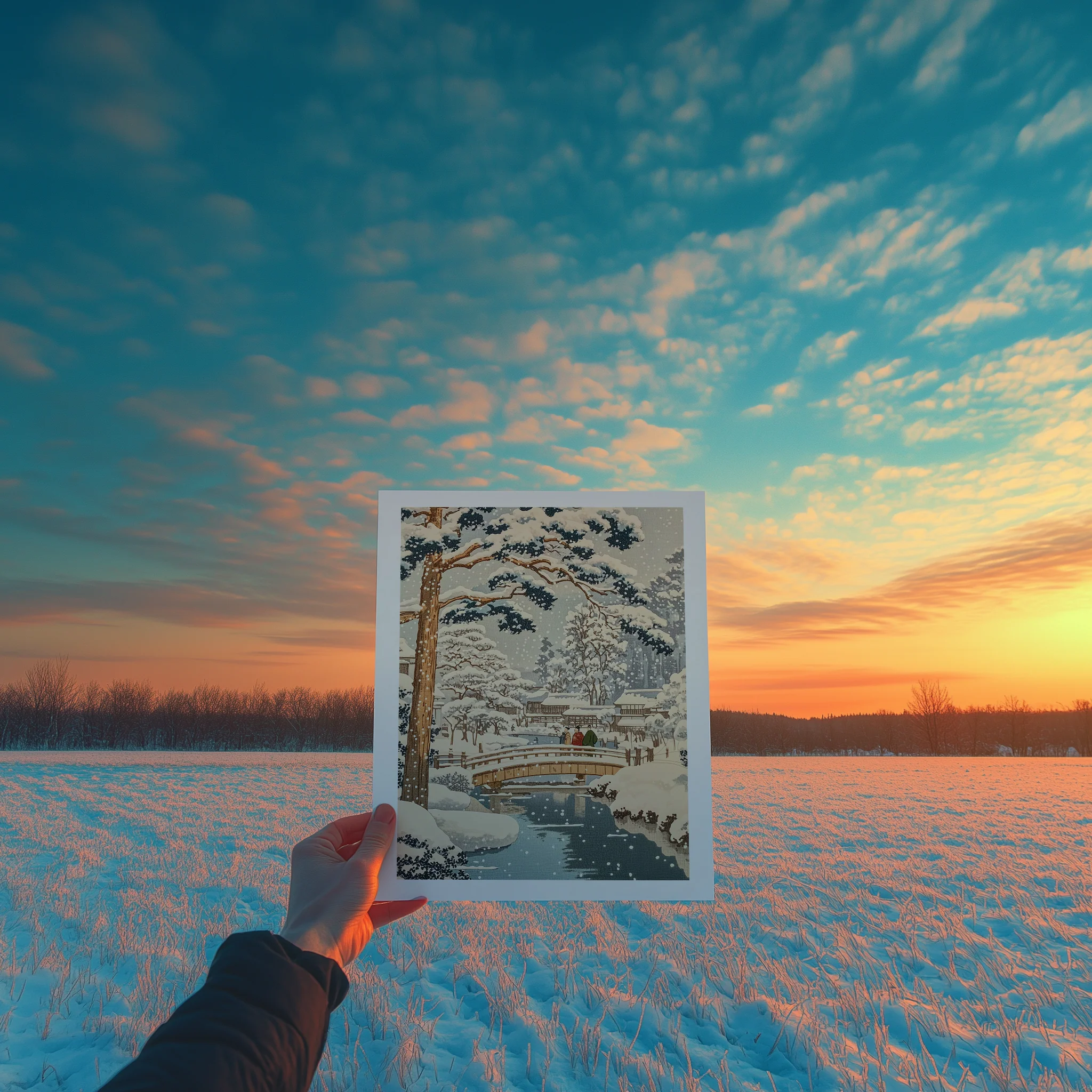 Silent Snow in Japan – Poster - Image 3