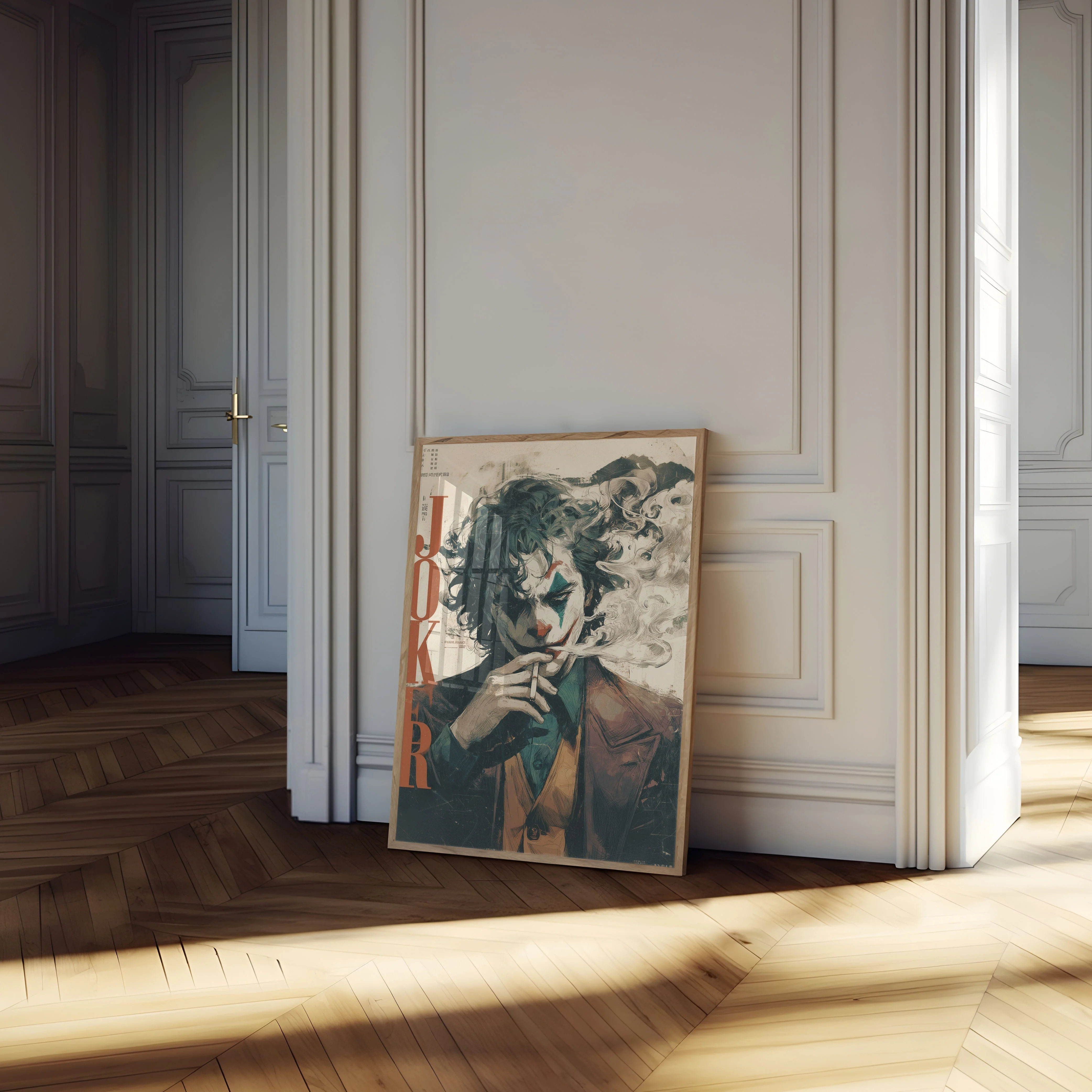 Smoking Joker Dark Art Poster - Image 4