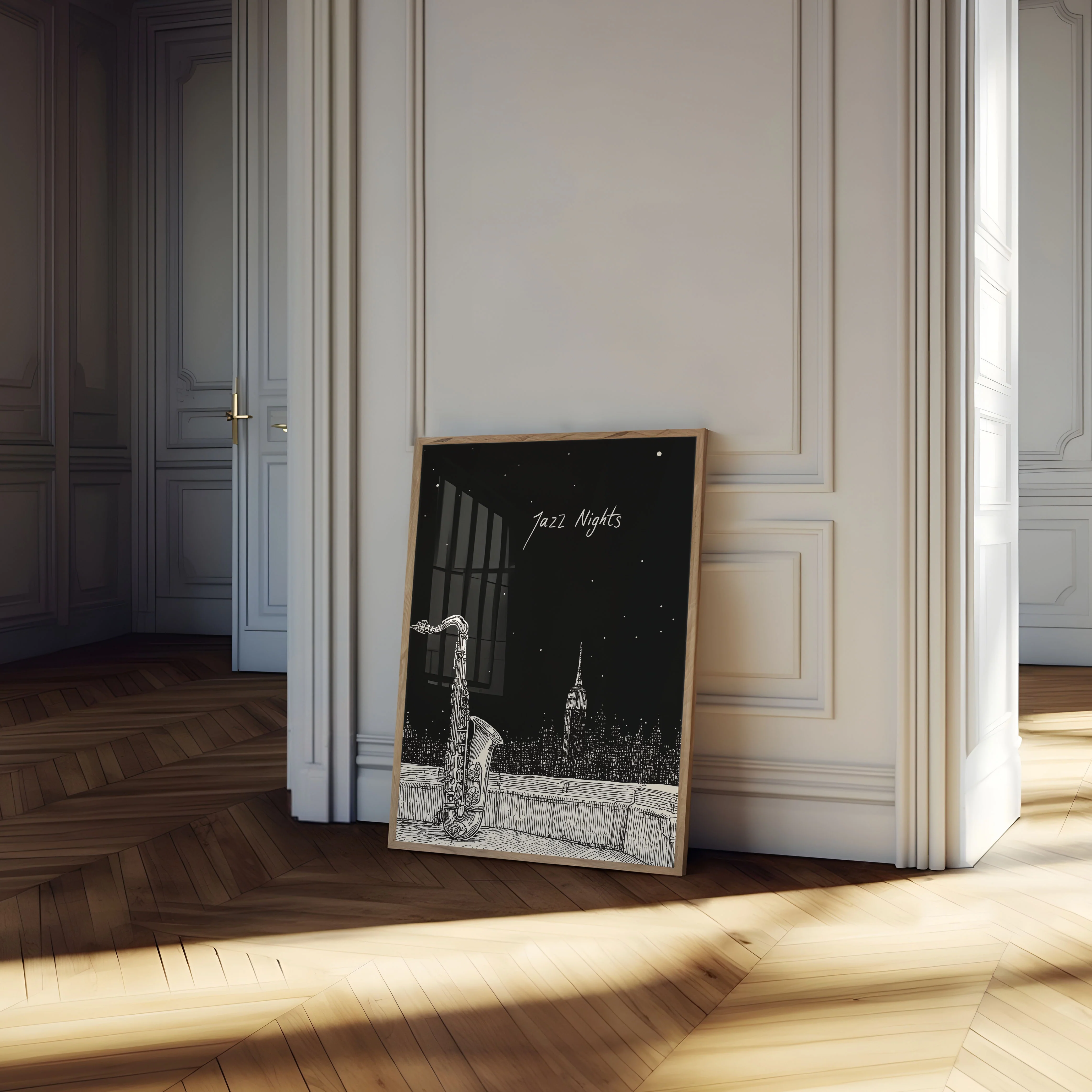 Starry Jazz Nights New York Poster - Image 4