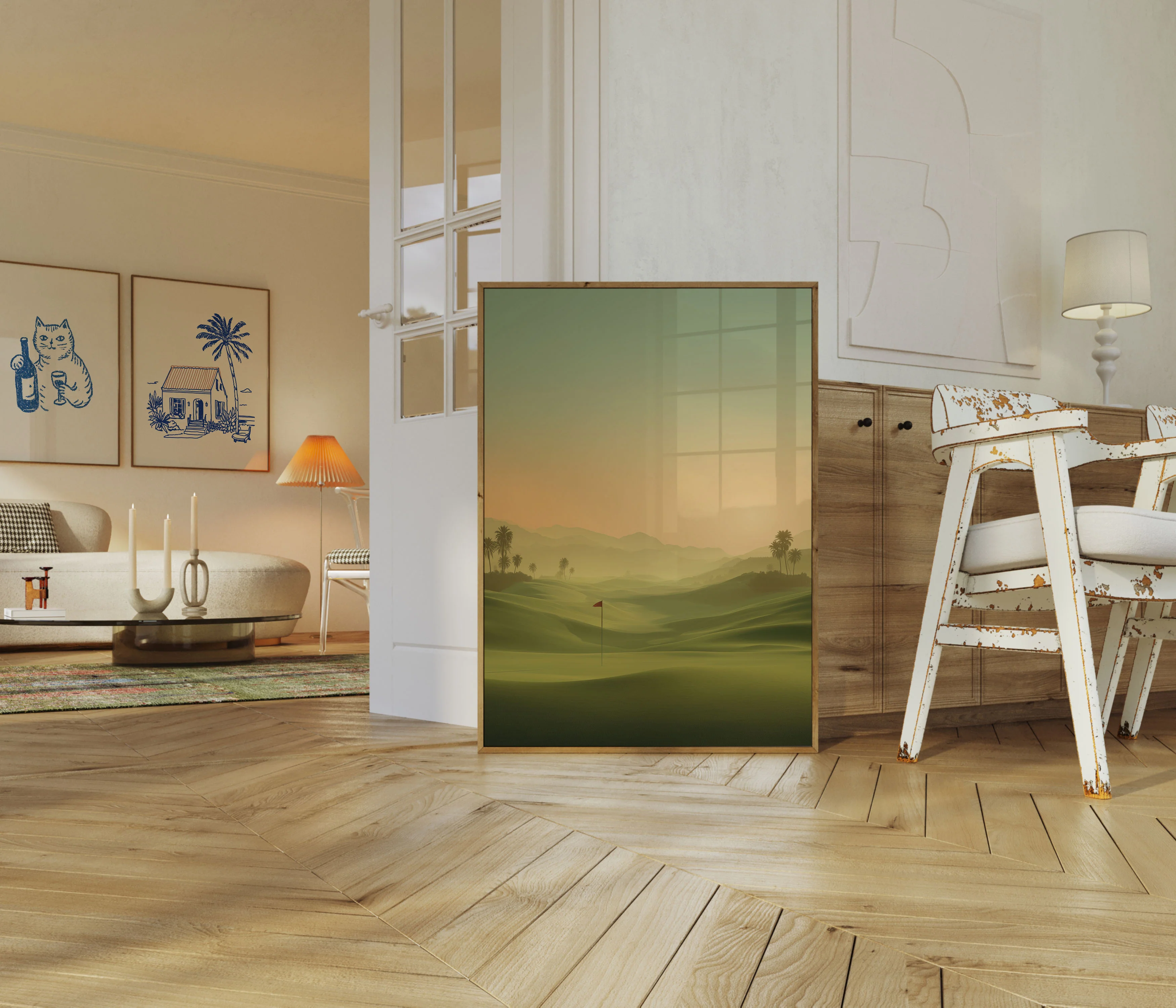 Sunset Golf Course Poster - Image 5