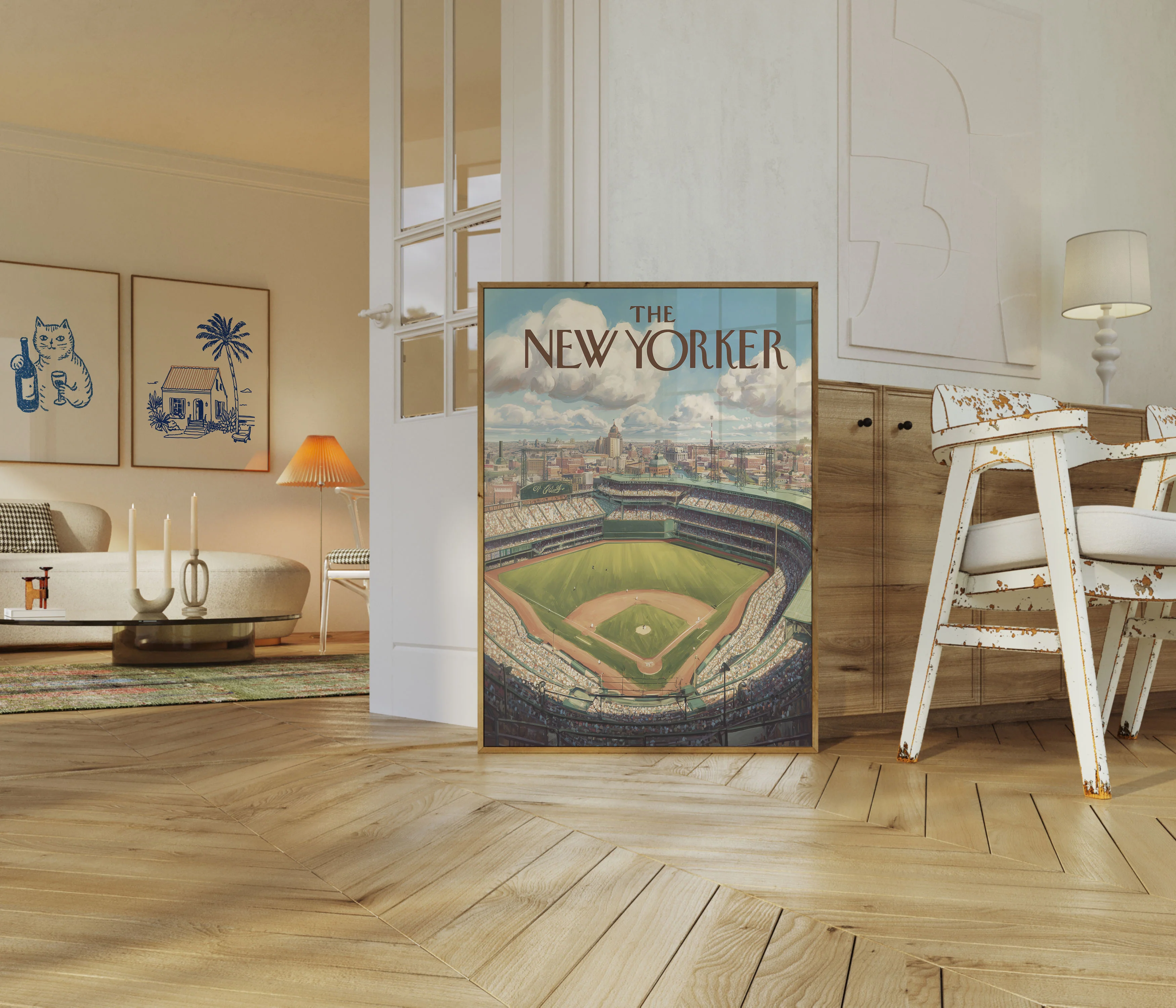 The New Yorker Baseball Stadium Poster - Image 5