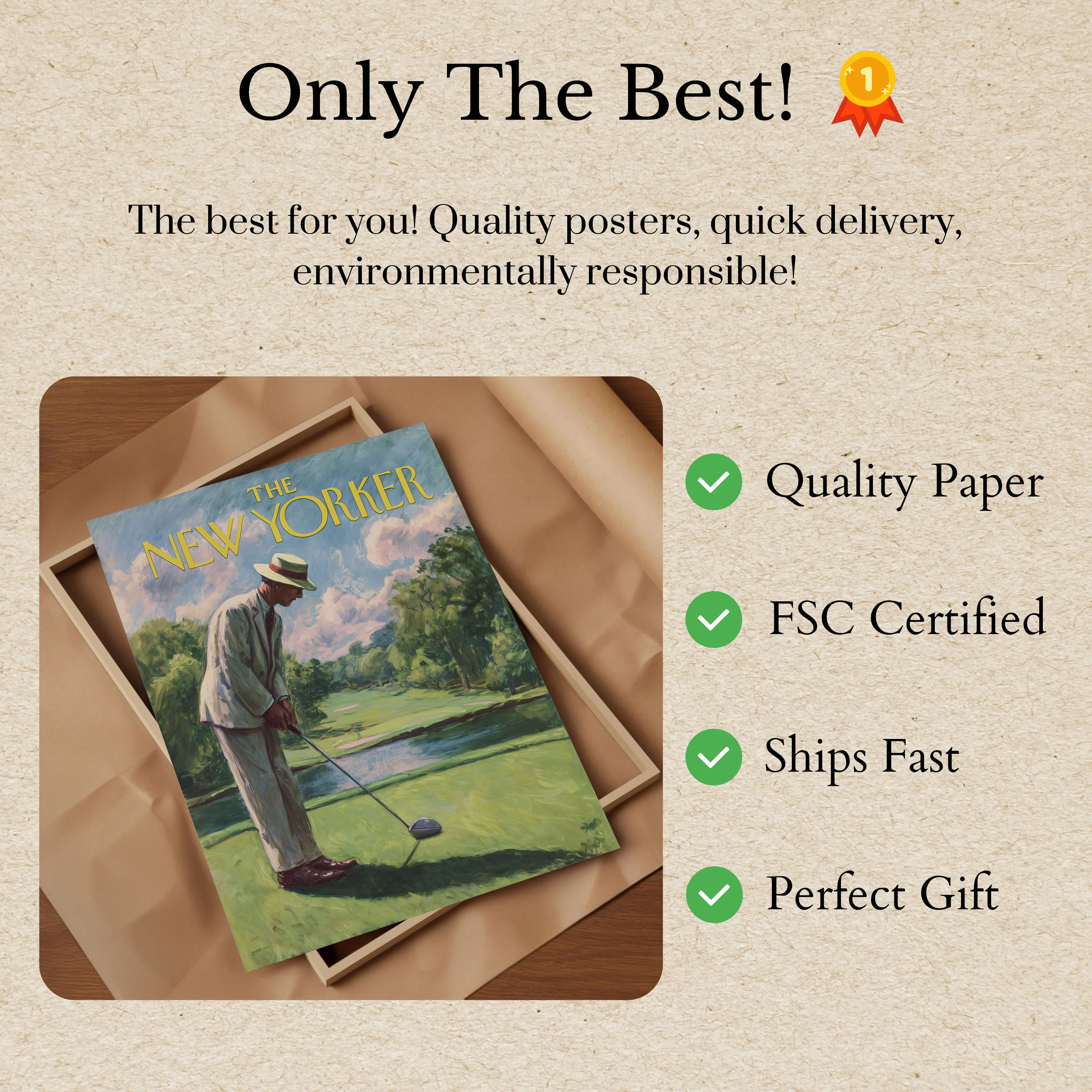The New Yorker Golf Classic Poster - Image 3