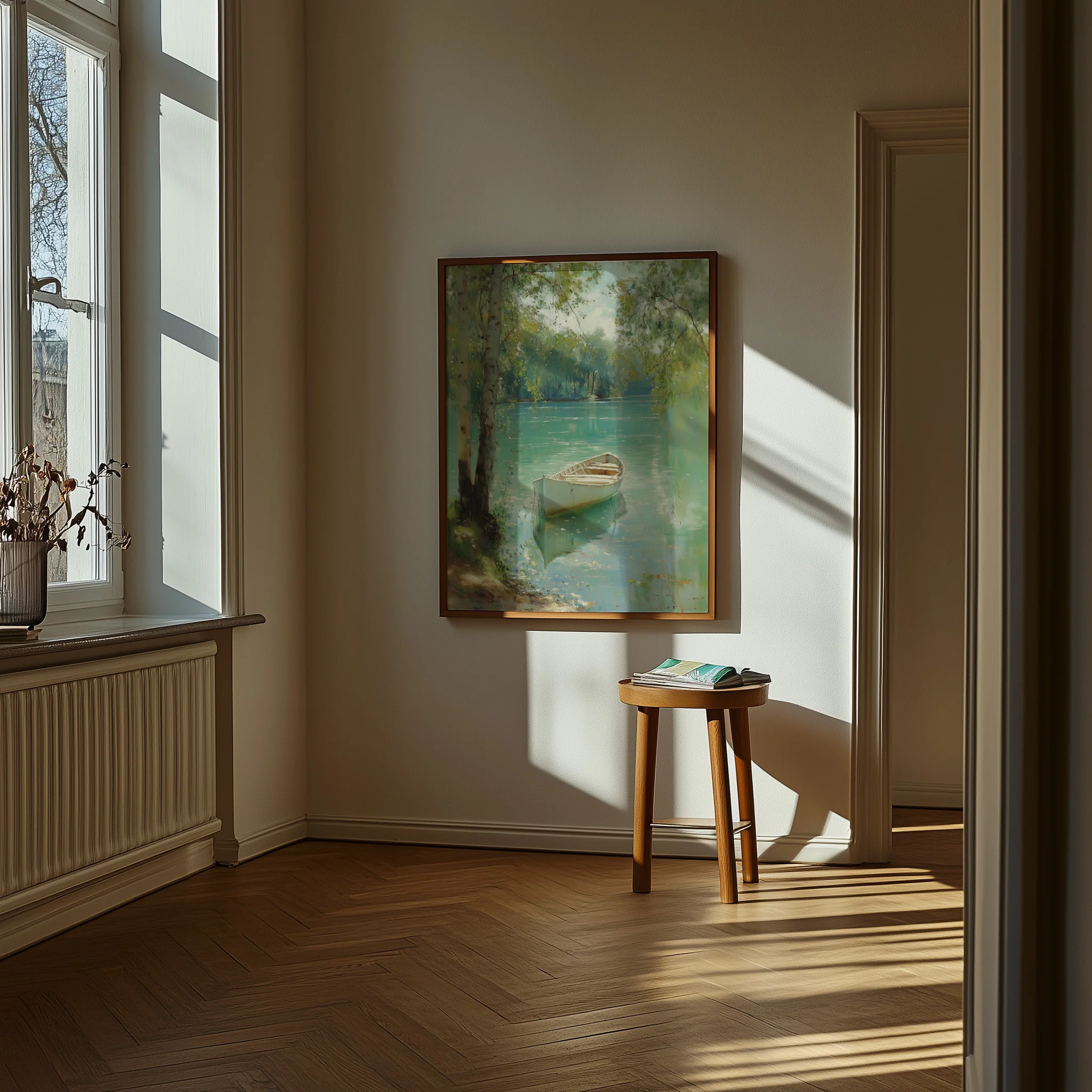 Tranquil Waters, Silent Boat - Image 5