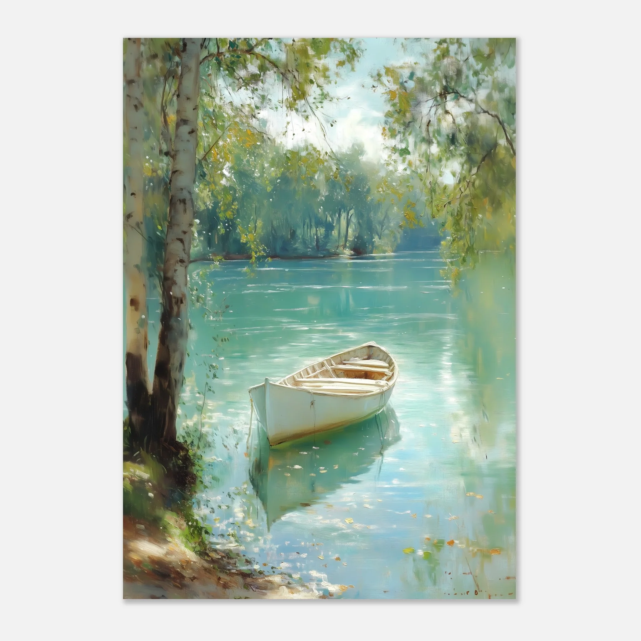 Tranquil Waters, Silent Boat - Image 9
