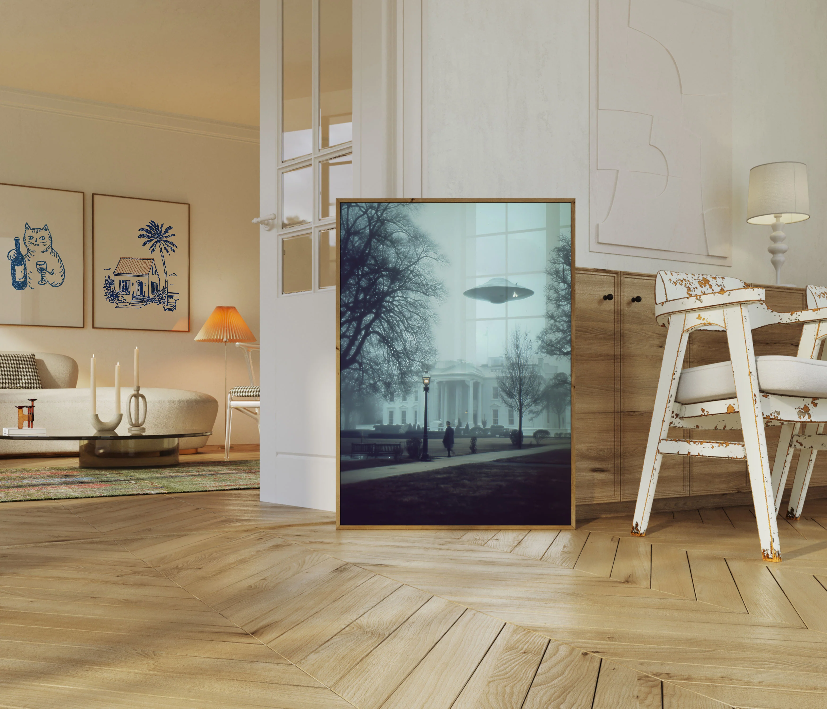 UFO White House Encounter Poster - Image 5