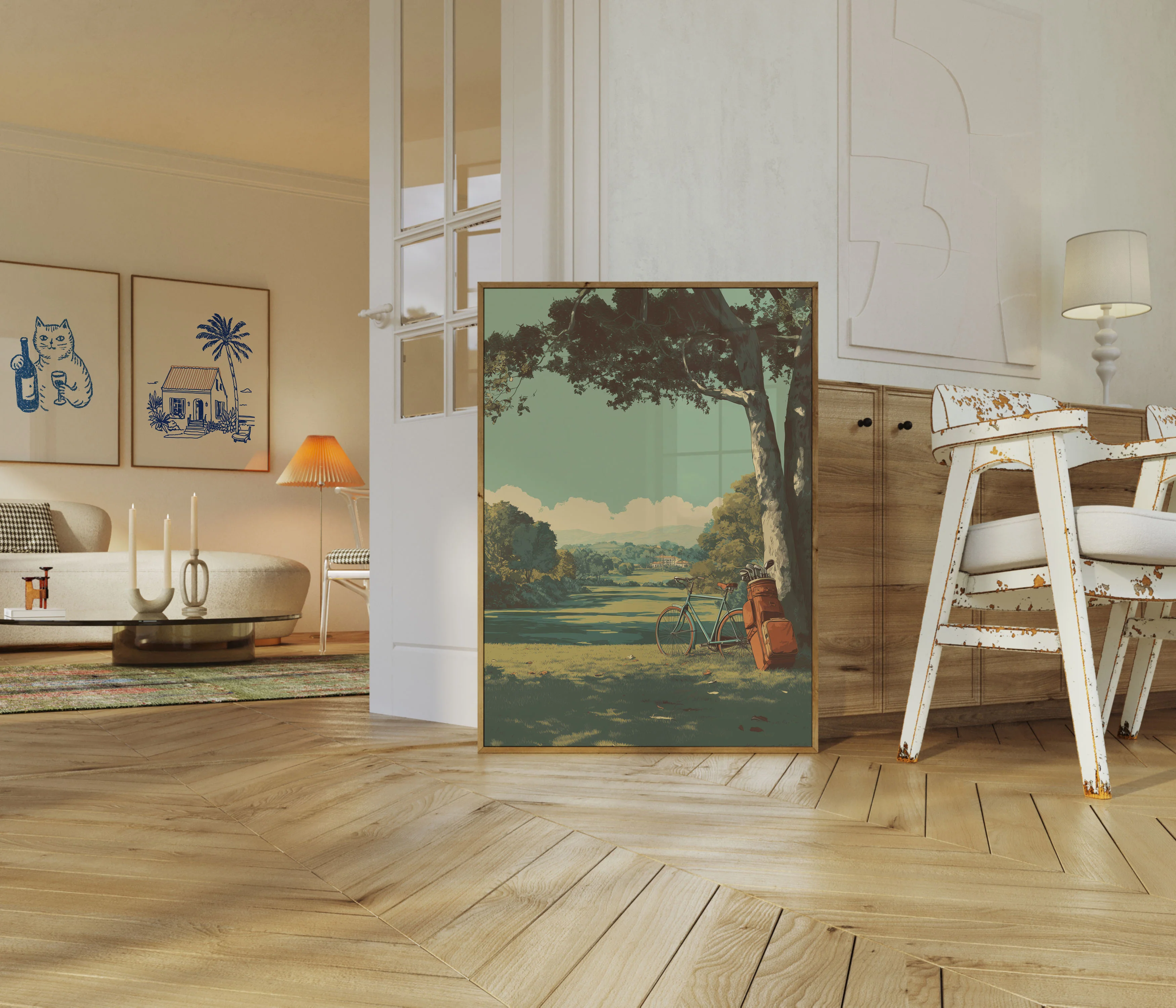 Vintage Golf Landscape Poster - Image 5