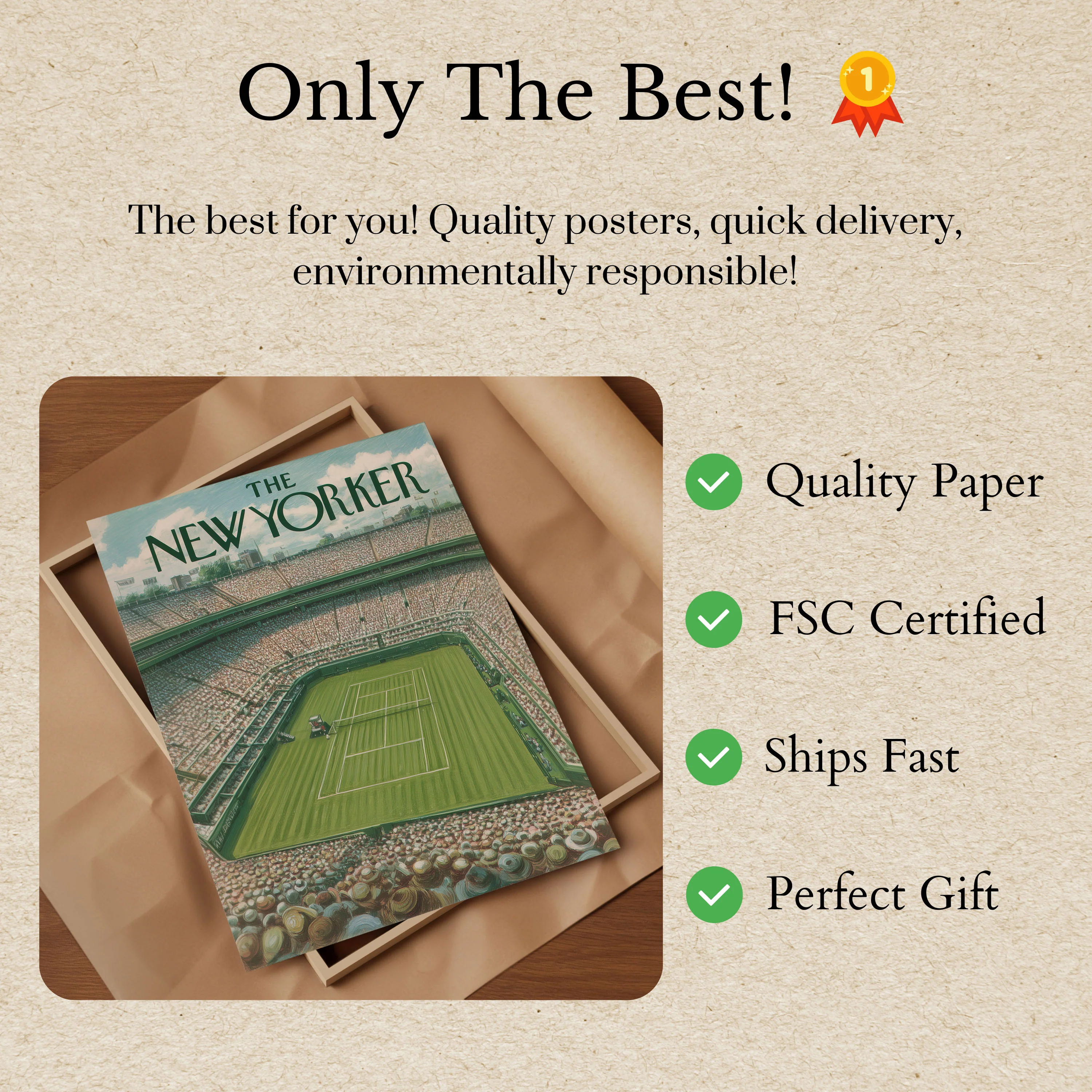 Wimbledon Tennis Championship Poster - Image 3