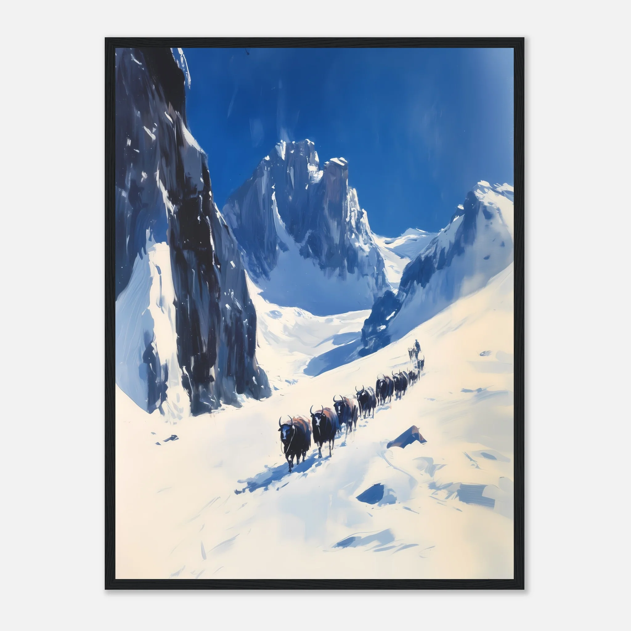 Yak Trail in the Winter Mountains - Image 11