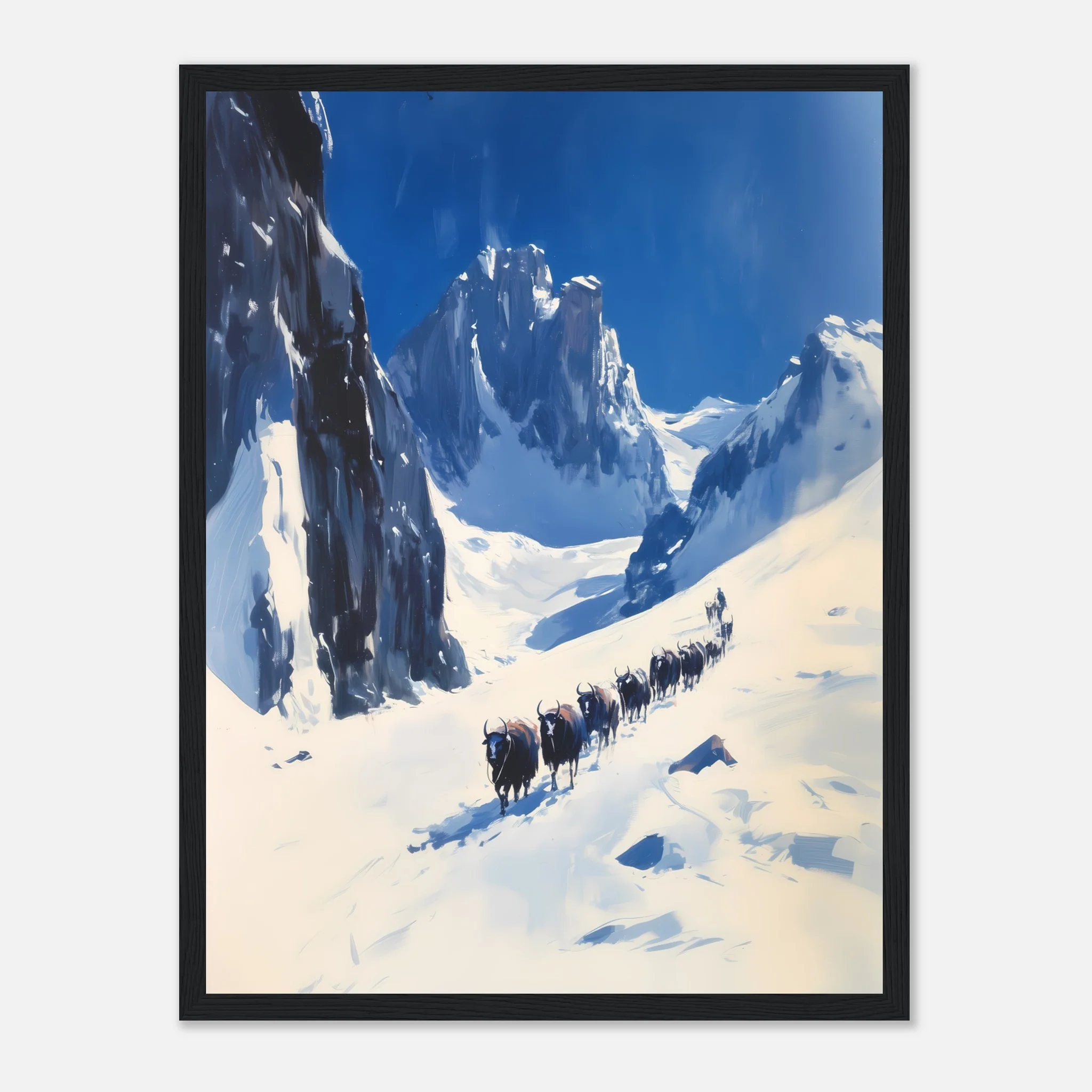 Yak Trail in the Winter Mountains - Image 15