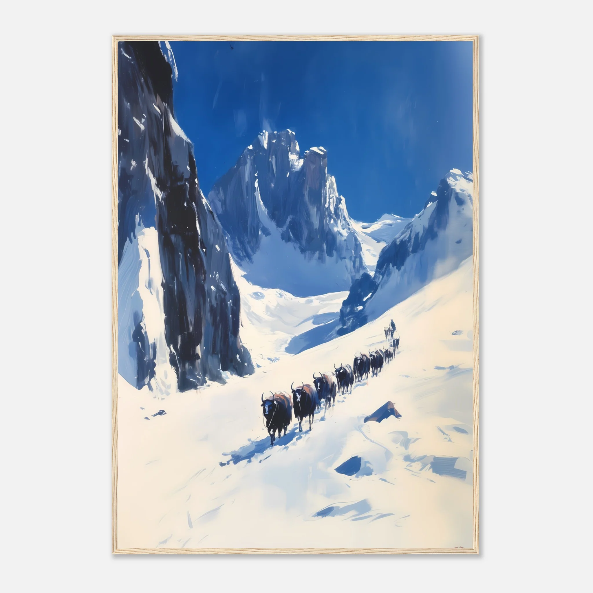 Yak Trail in the Winter Mountains - Image 17