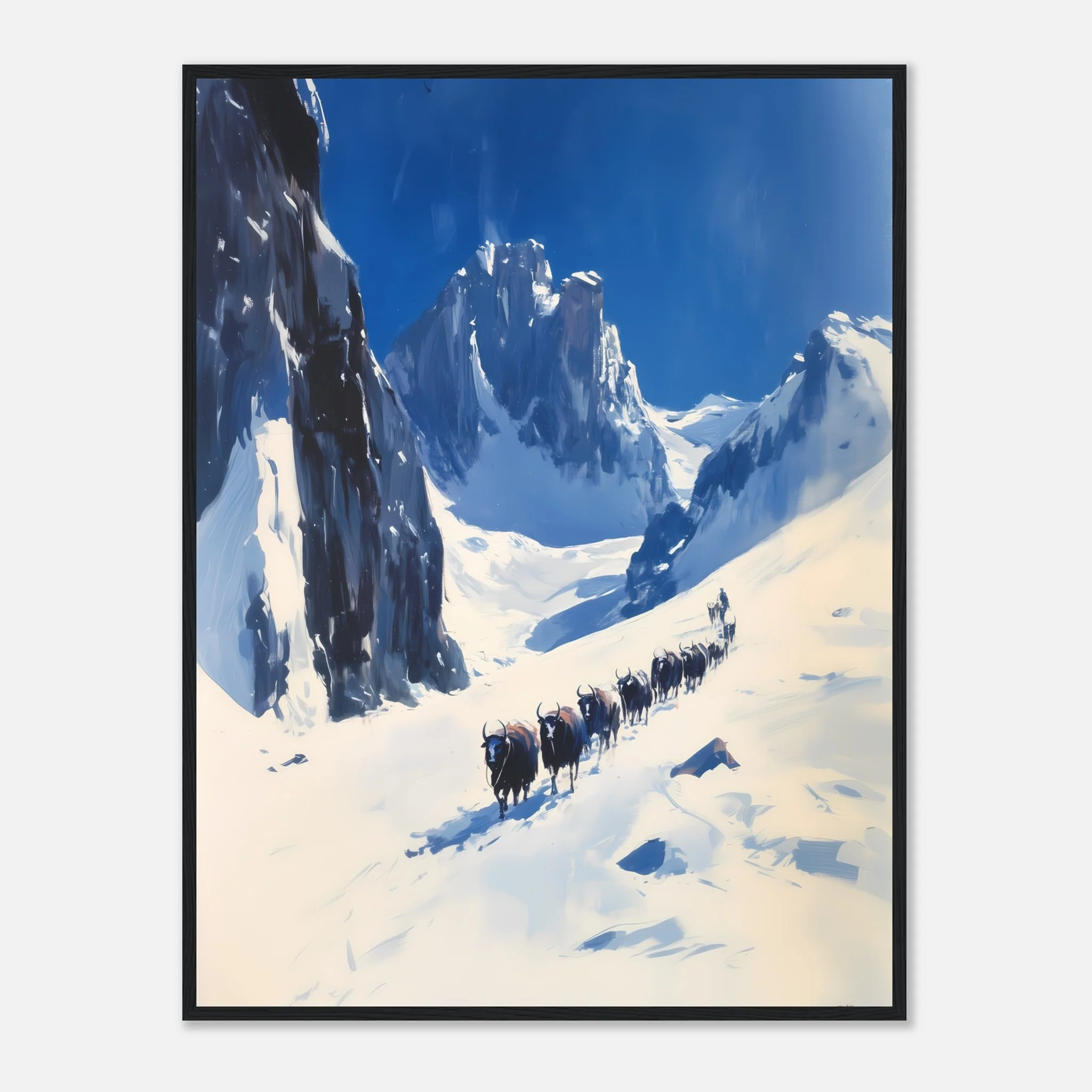 Yak Trail in the Winter Mountains - Image 20