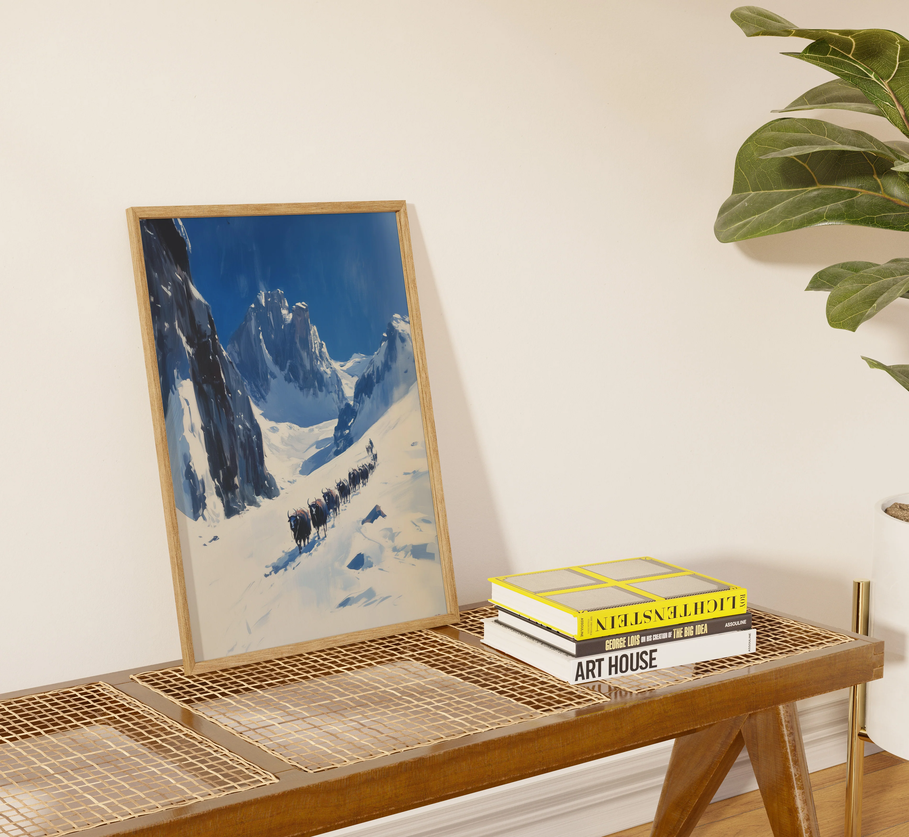 Yak Trail in the Winter Mountains - Image 5