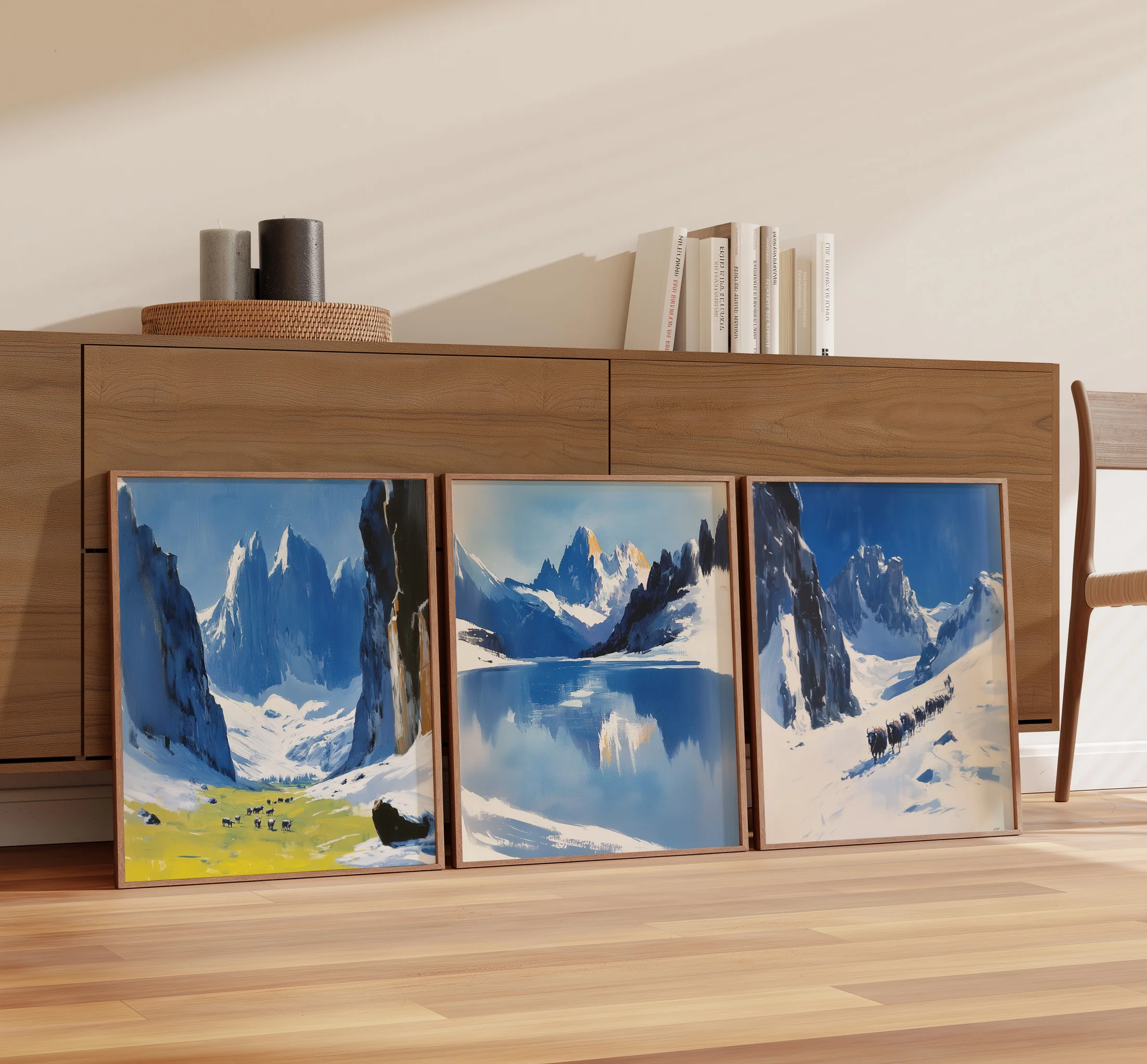 Yak Trail in the Winter Mountains - Image 6