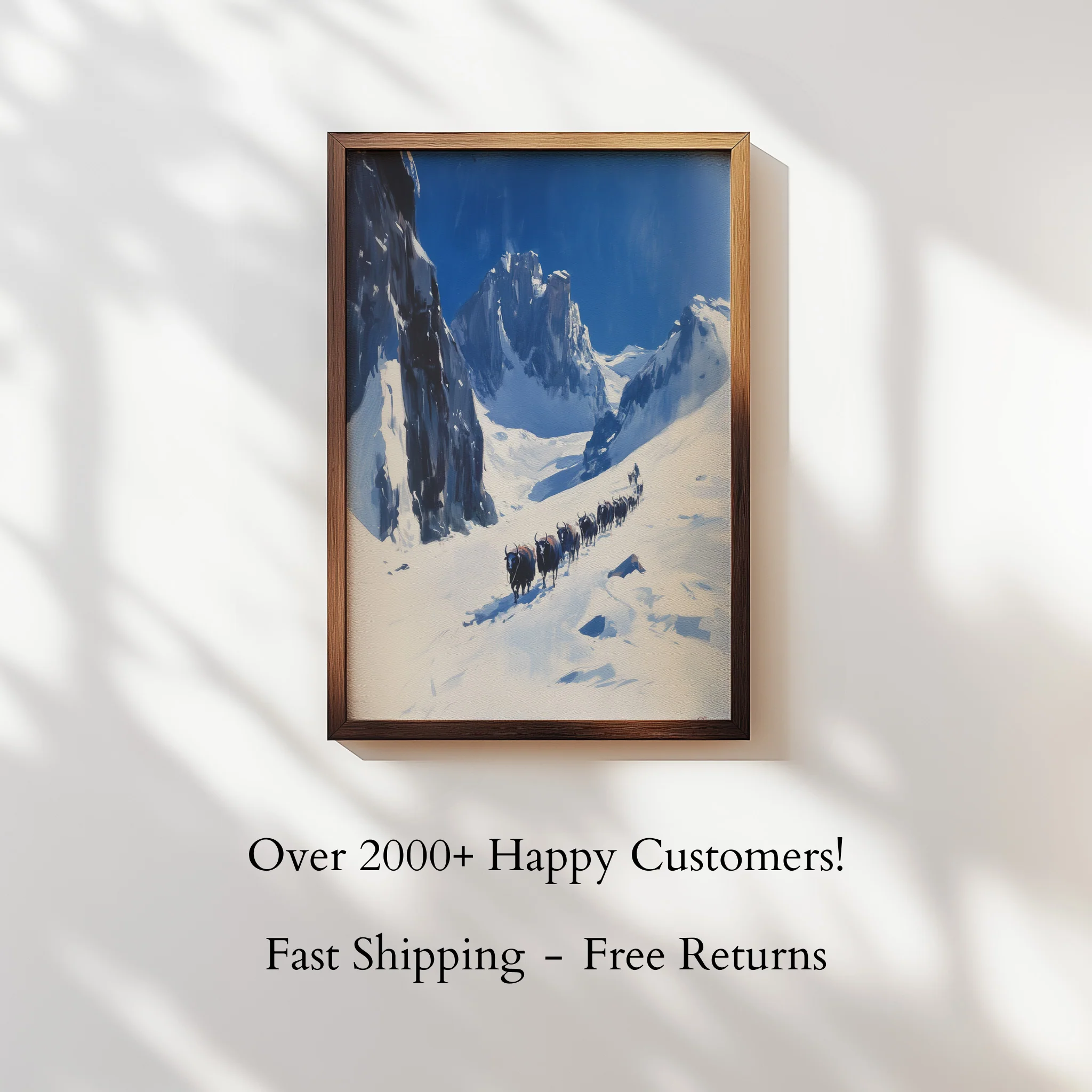 Yak Trail in the Winter Mountains - Image 7